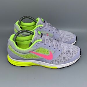 Nike Air Zoom Fly 2 Gray Pink Running Shoes 707607-503 Women’s Sz 9